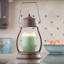 Hurricane Candle Warmer Lantern - Black Hurricane
