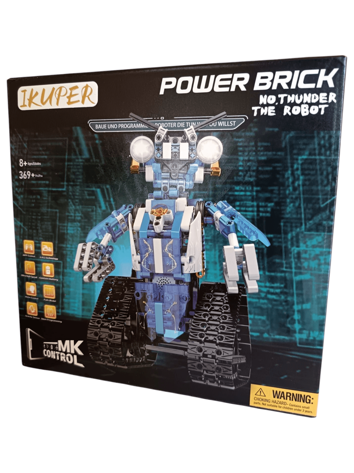 Ikuper Power Brick - No Thunder The Robot Building Brick Set Ikuper