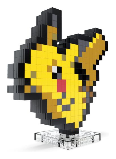 Mega Pokémon Pikachu Pixel Art Building Brick Set Mega