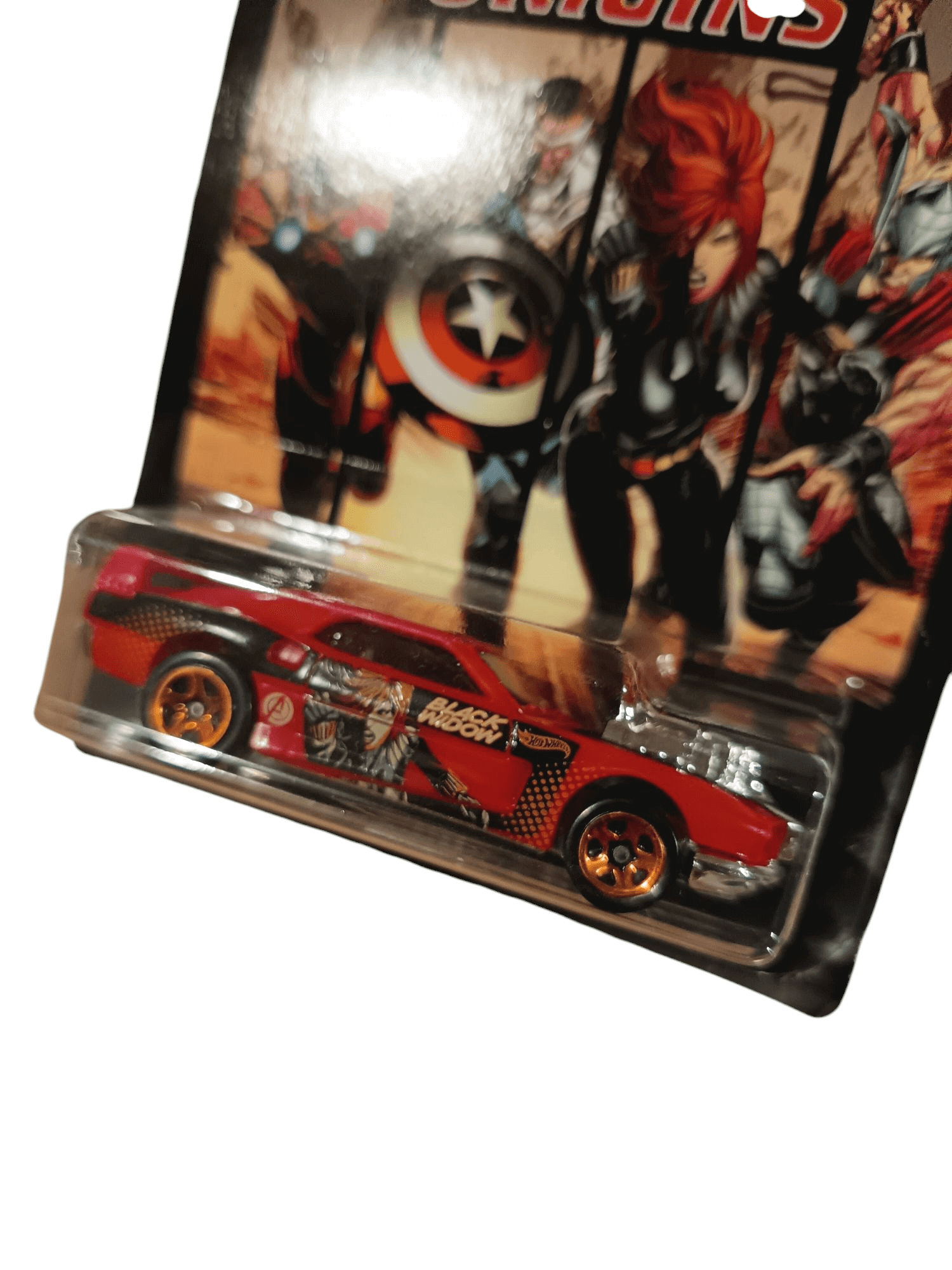 Hot Wheels - Marvel Avengers Origins Black Widow Rivited Hot Wheels