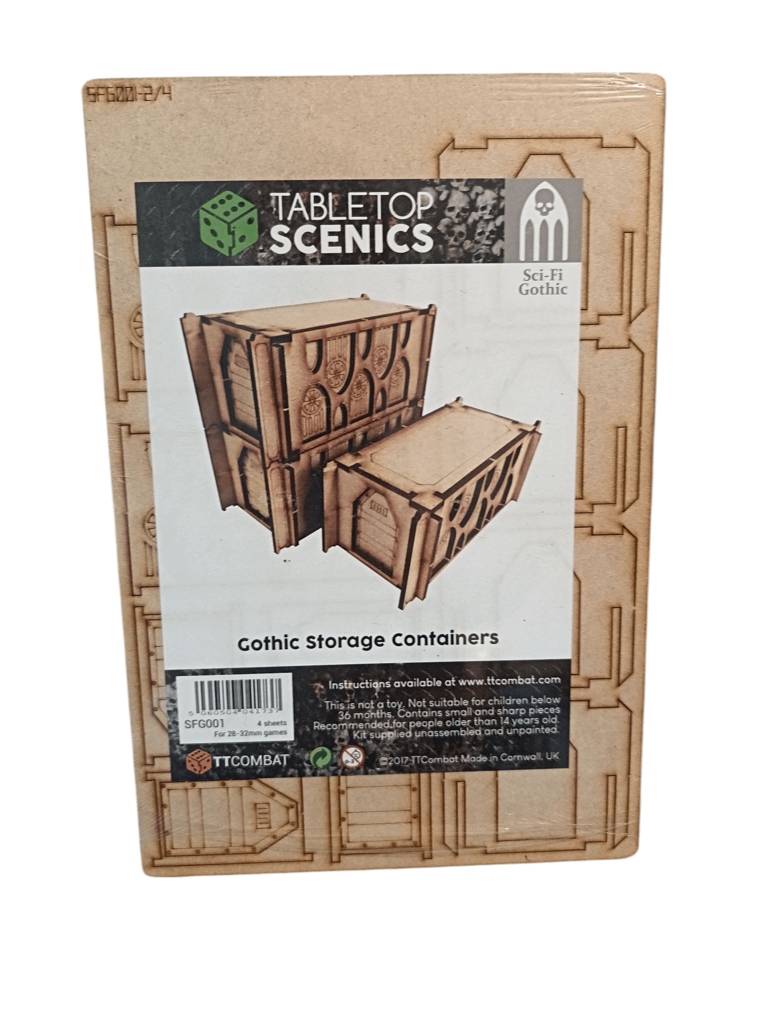 TTCombat Tabletop Scenics Sci-fi Gothic Storage Containers TTCombat