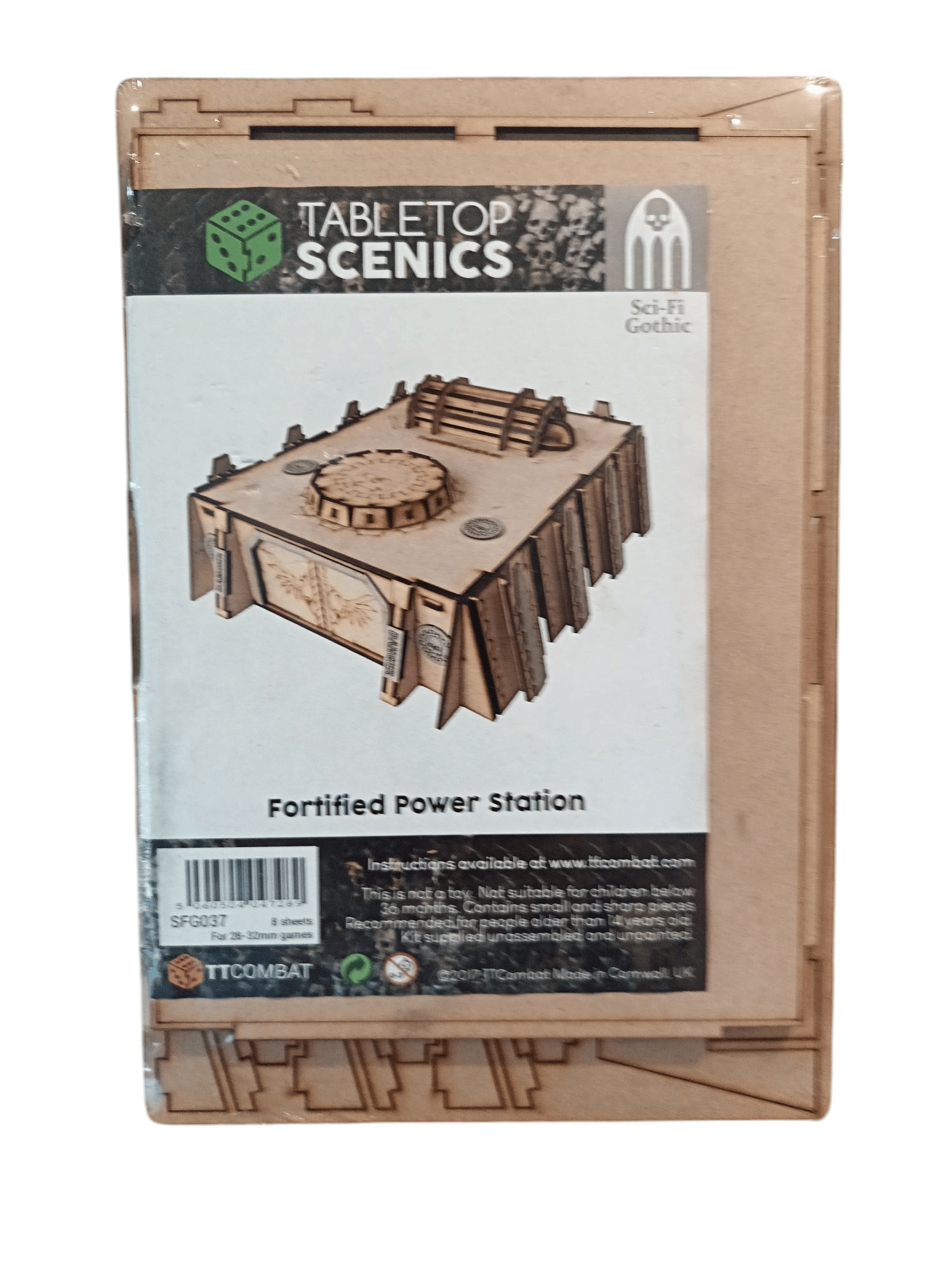 TTCombat Tabletop Scenics Sci-fi Gothic Fortified Power Station TTCombat