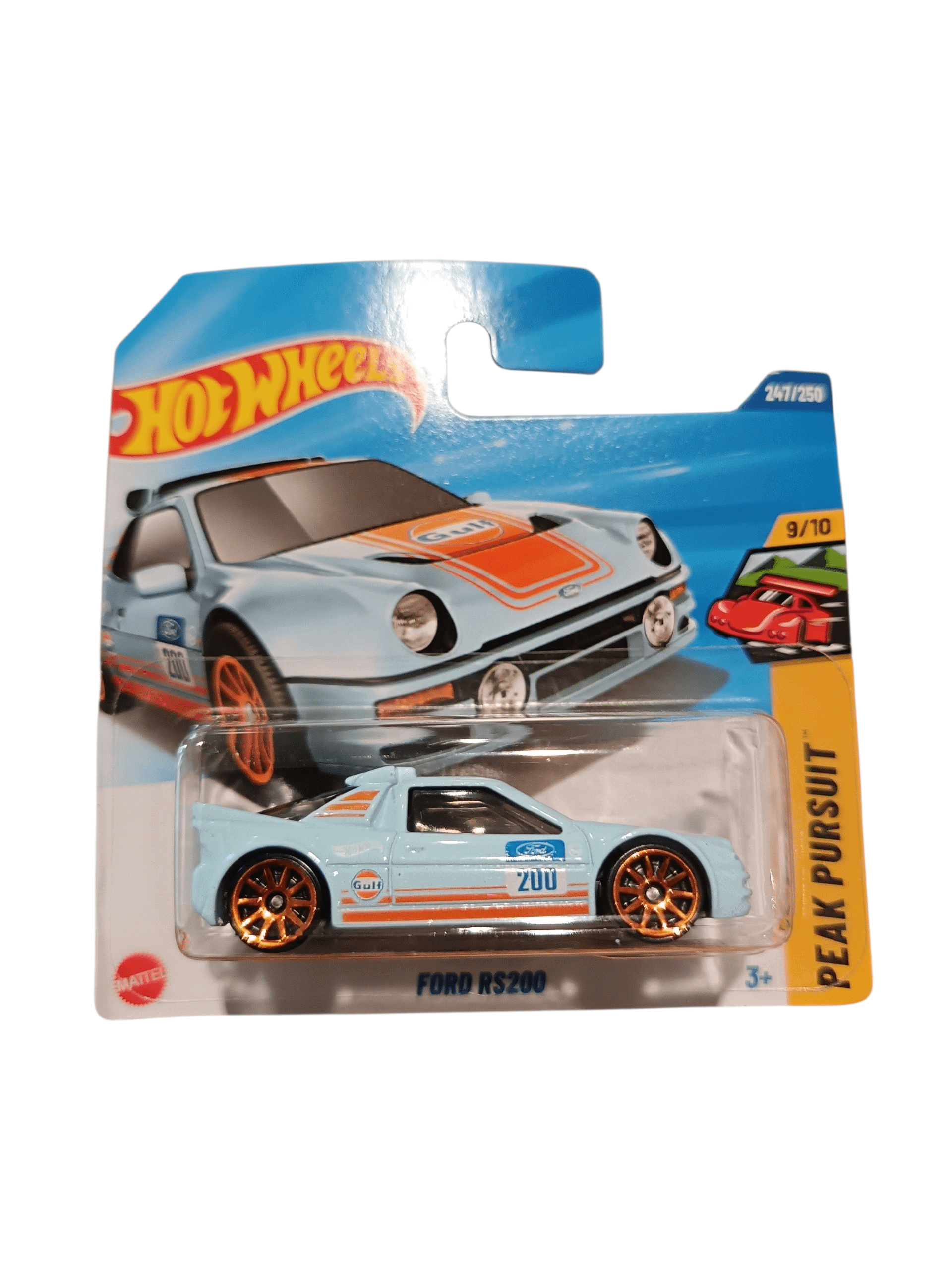 Hot Wheels Single Car Pack - Peak Pursuit Ford RS200 Hot Wheels