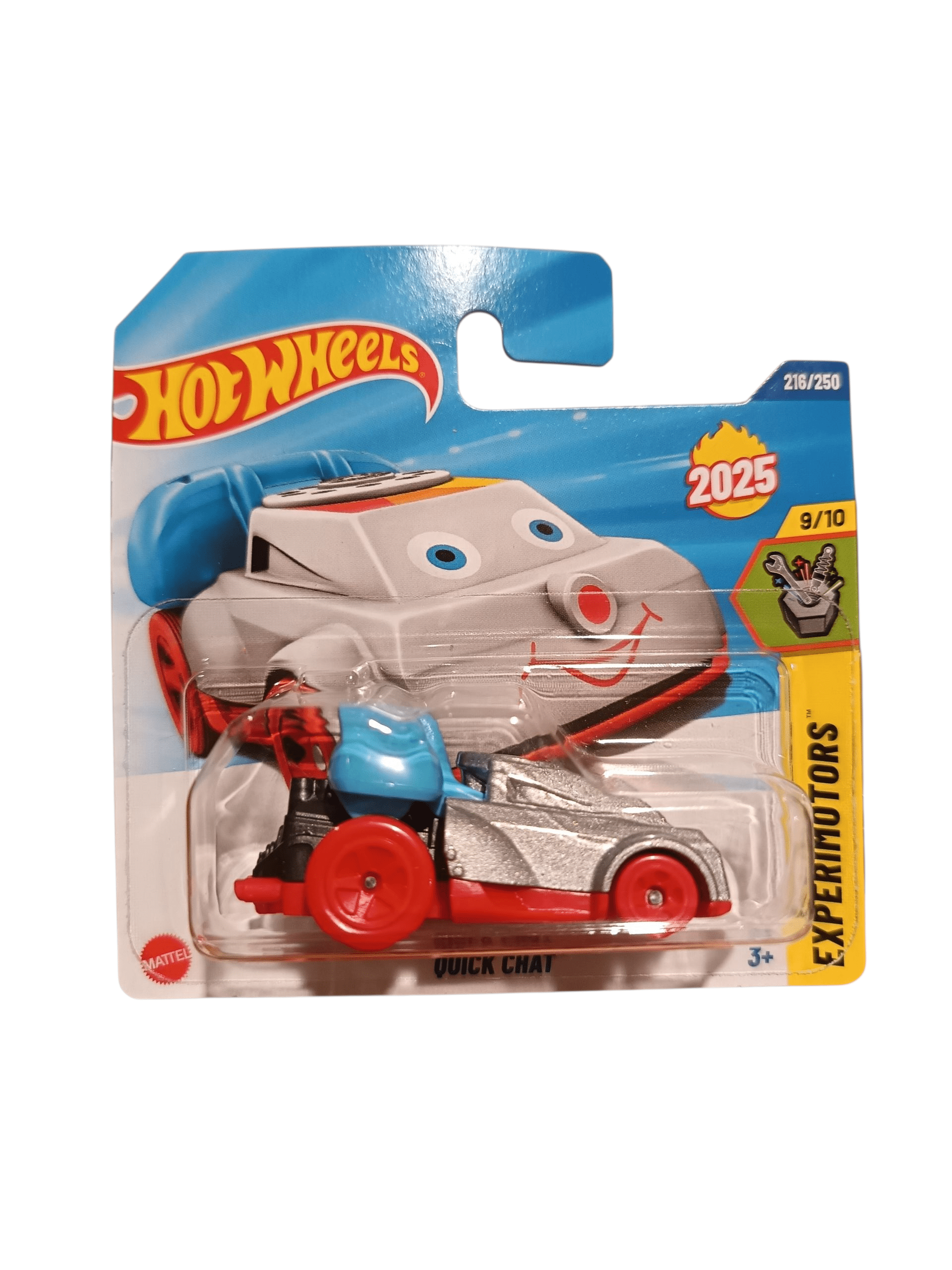 Hot Wheels Experimotors Quick Chat 2025 9/10 Toy Car Hot Wheels
