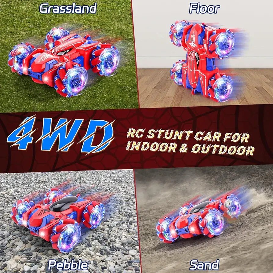 Stunt Racing 2.4g RC Control Stunt Wheel Car The Imagination Shop