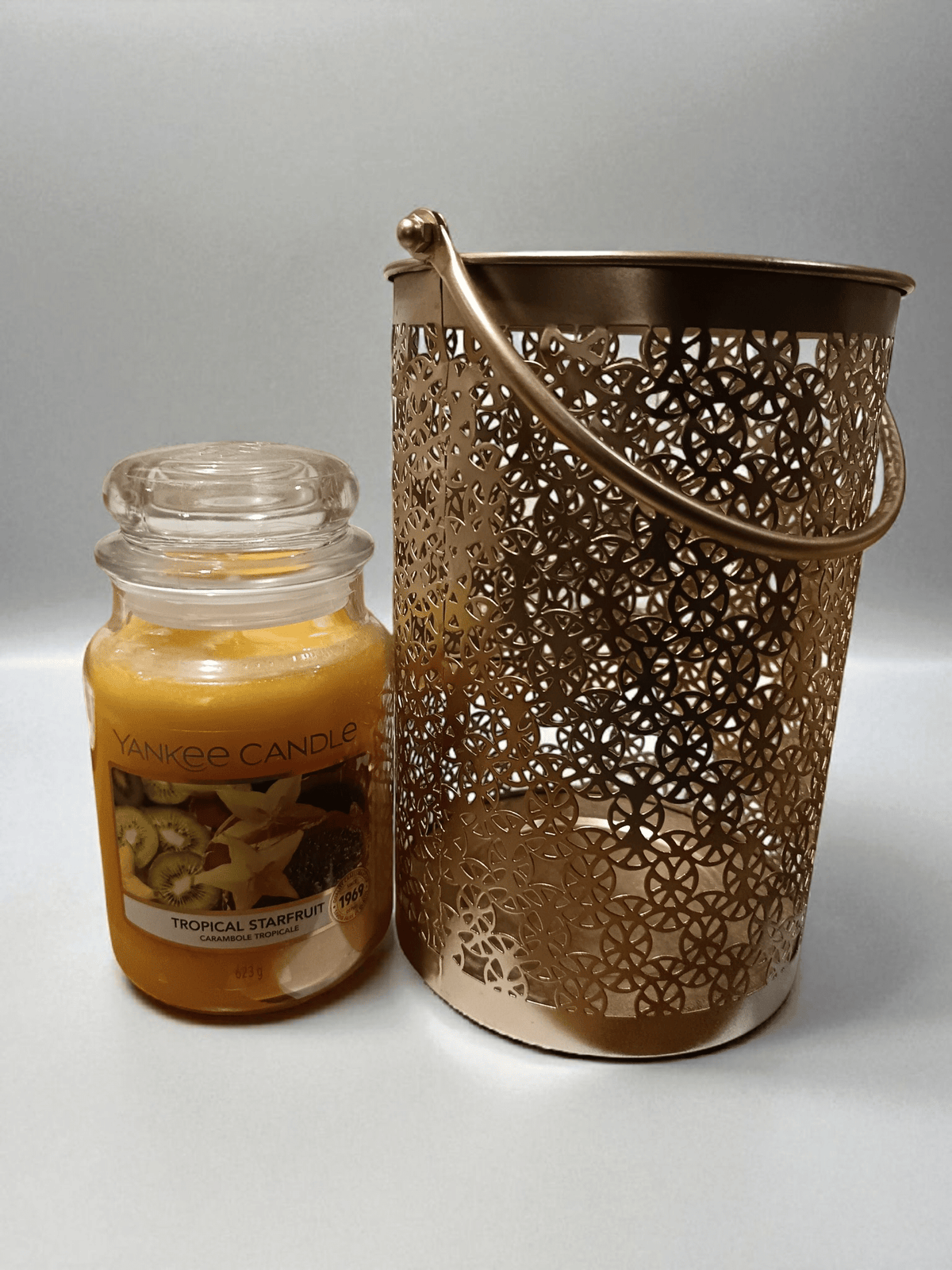 Yankee Candle Vintage Cuba Decorative Copper Jar Candle Holder Yankee Candle