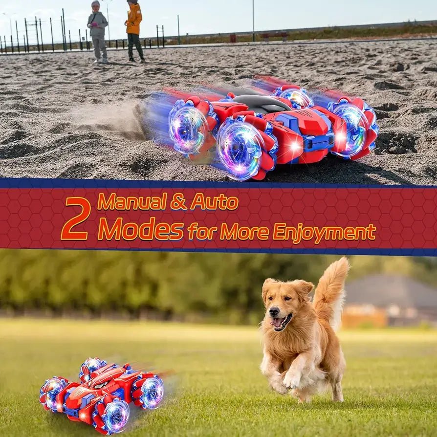 Stunt Racing 2.4g RC Control Stunt Wheel Car The Imagination Shop