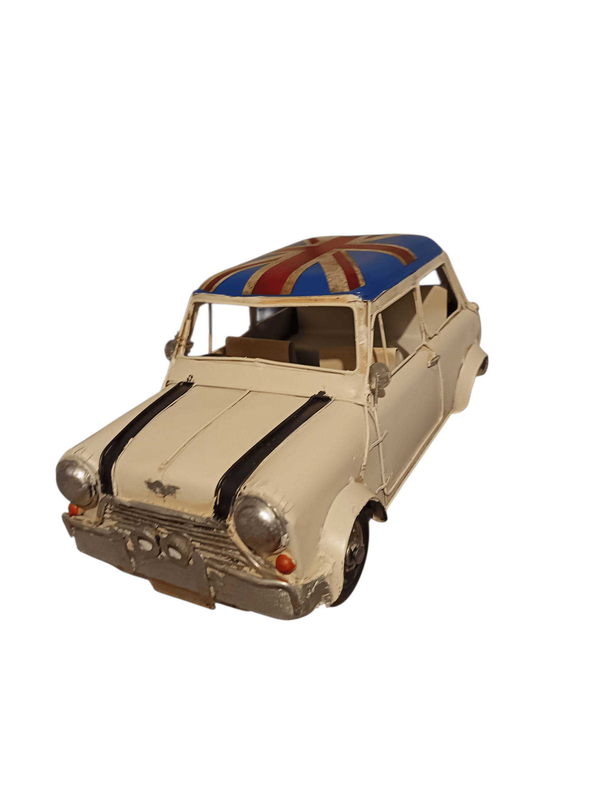Classic Mini Style Ornamental Decorative Rally Car Joe Davies