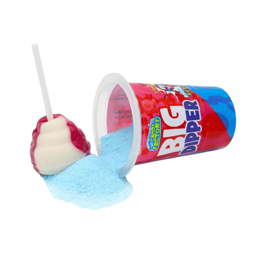 Crazy Candy Factory - Big Dipper 2 in 1 - Watermelon Lolly and Sour Strawberry Sherbet Crazy Candy Factory