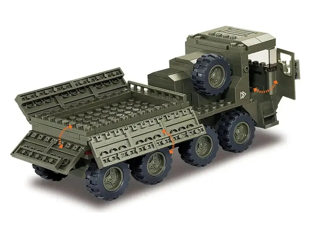 Sluban Army Heavy Transporter Building Brick Set Sluban