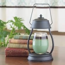 Hurricane Candle Warmer Lantern - Black Hurricane