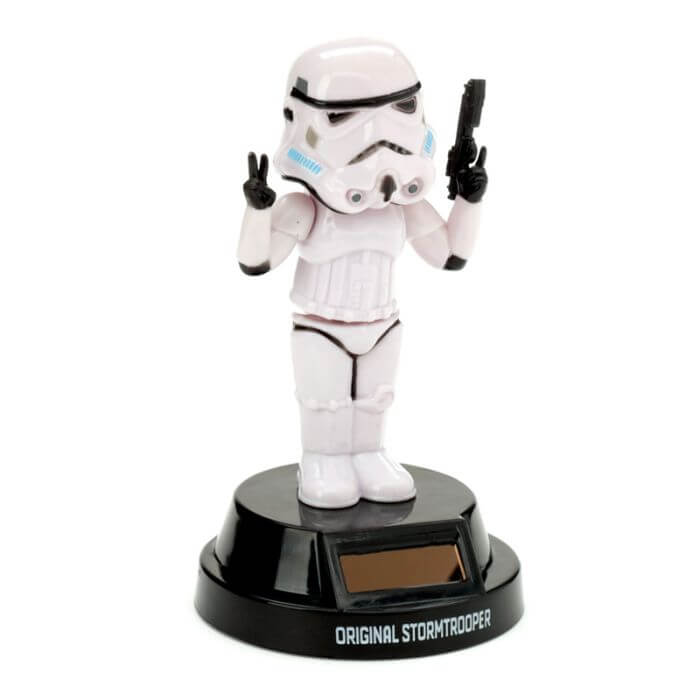 The Original Storm Trooper Peace Motion Solar Pal Puckator