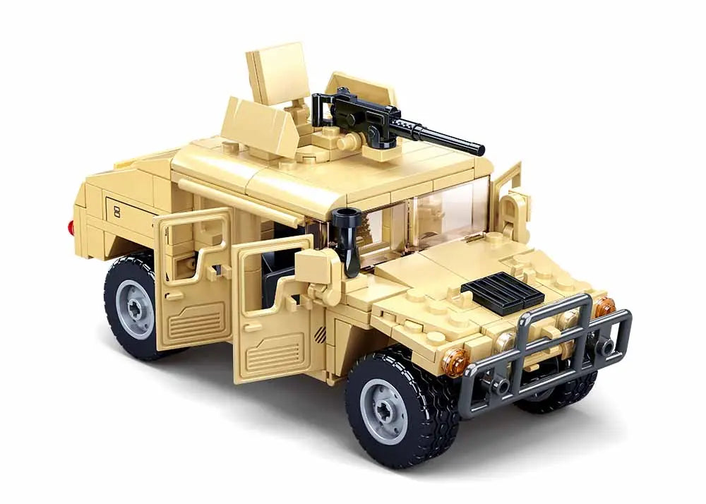 Sluban Model Bricks Hummer H2 Assault Vehicle Building Brick Set Sluban