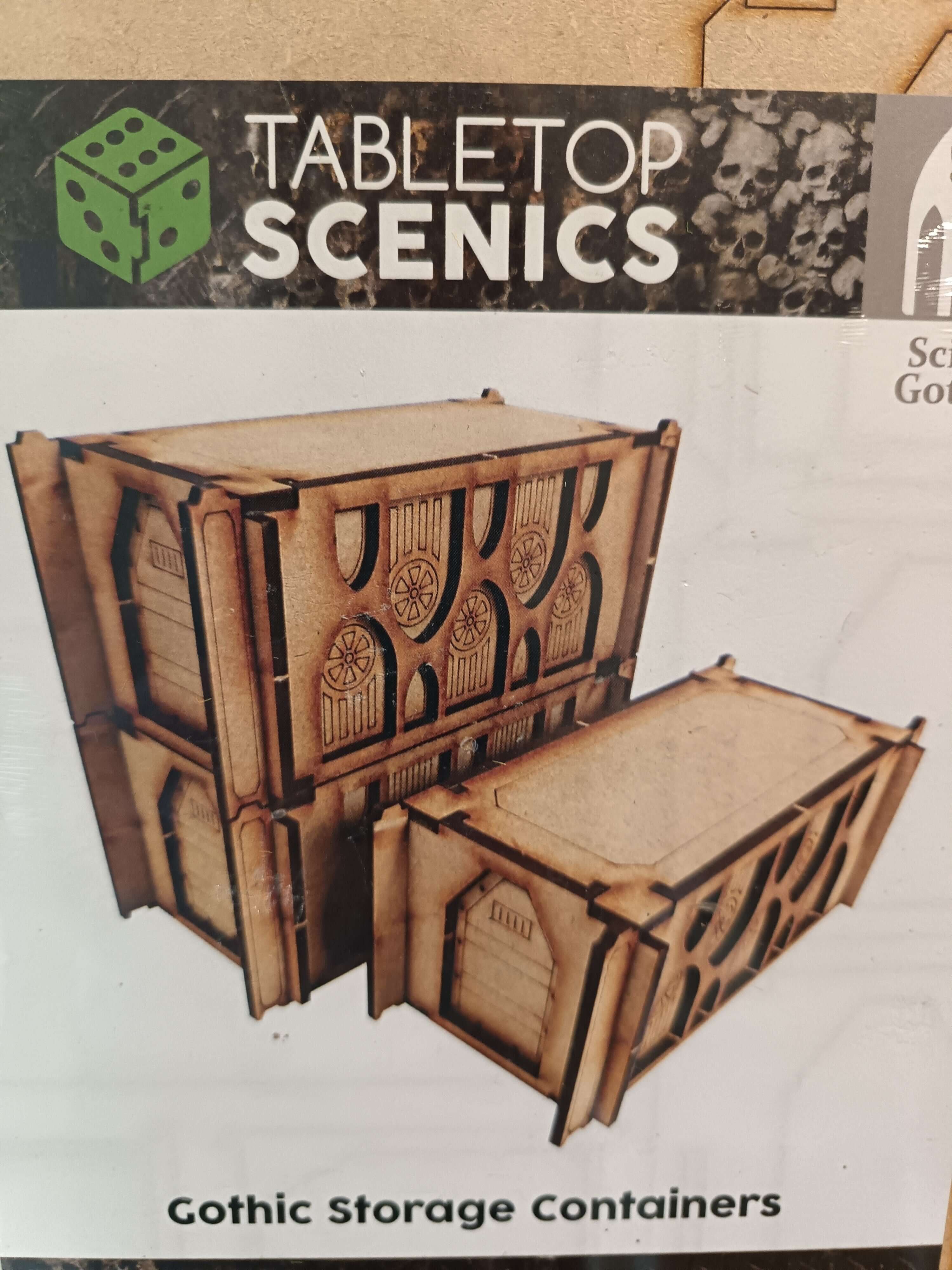 TTCombat Tabletop Scenics Sci-fi Gothic Storage Containers TTCombat
