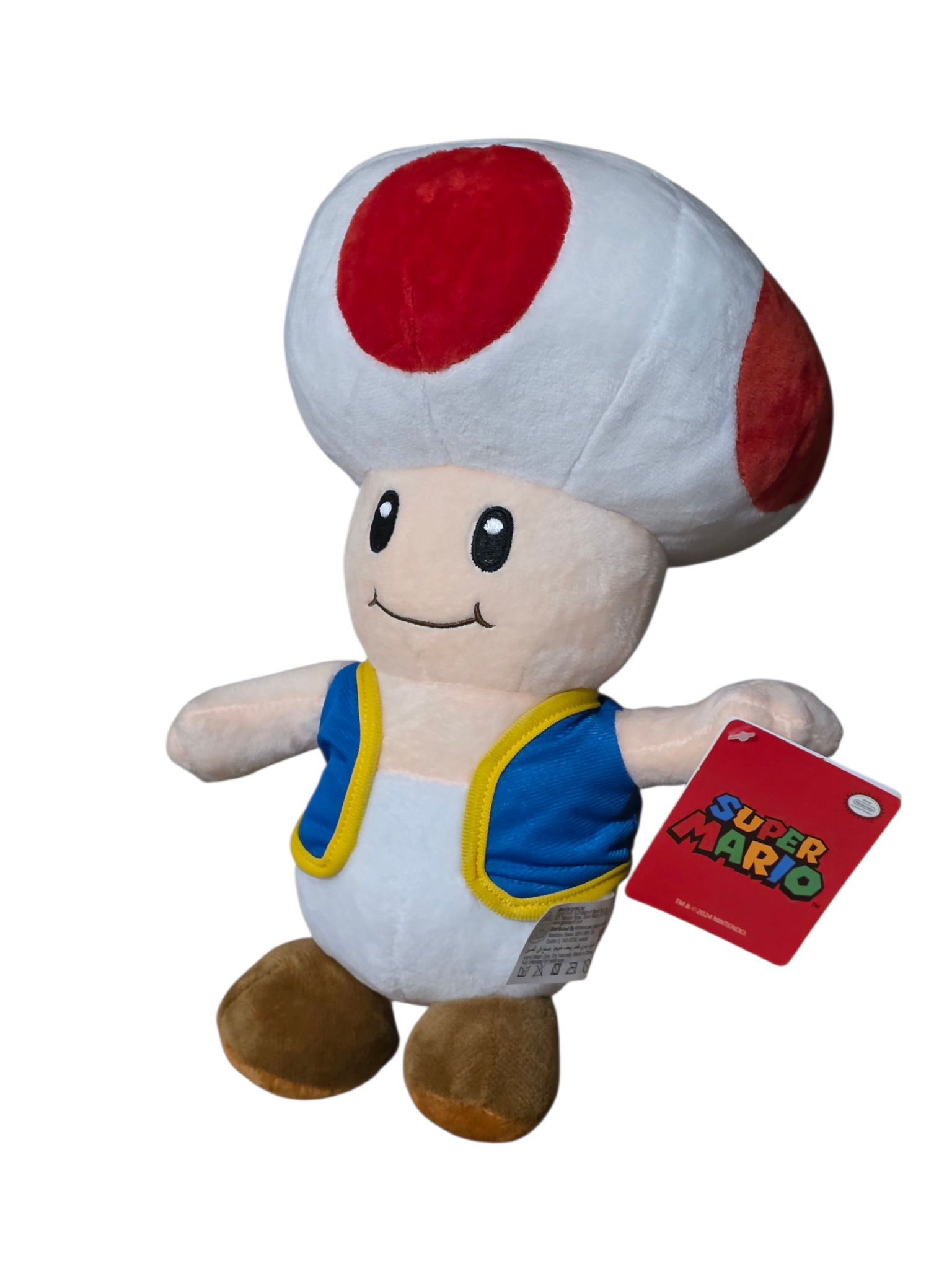 Nintendo Super Mario Toad 30cm Soft Toy