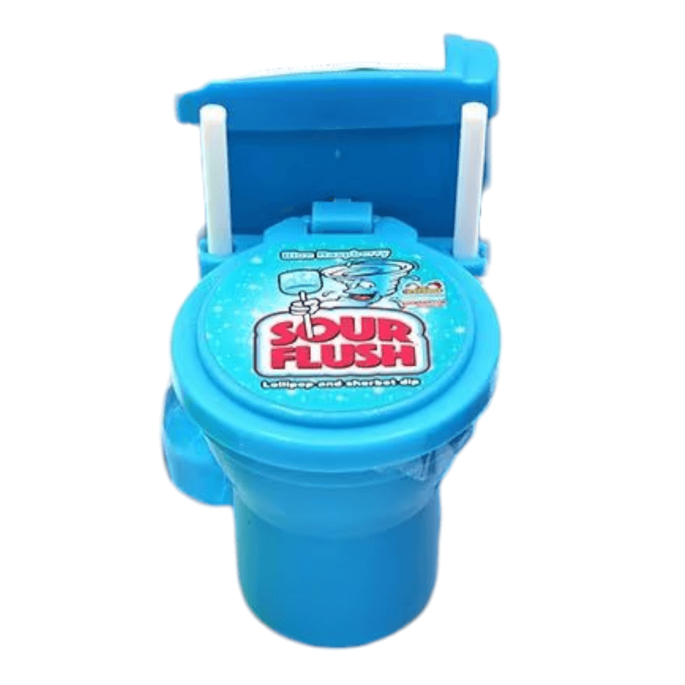 Sour Flush - Lollipop and Sherbet Dip - Blue Raspberry Kidsmania