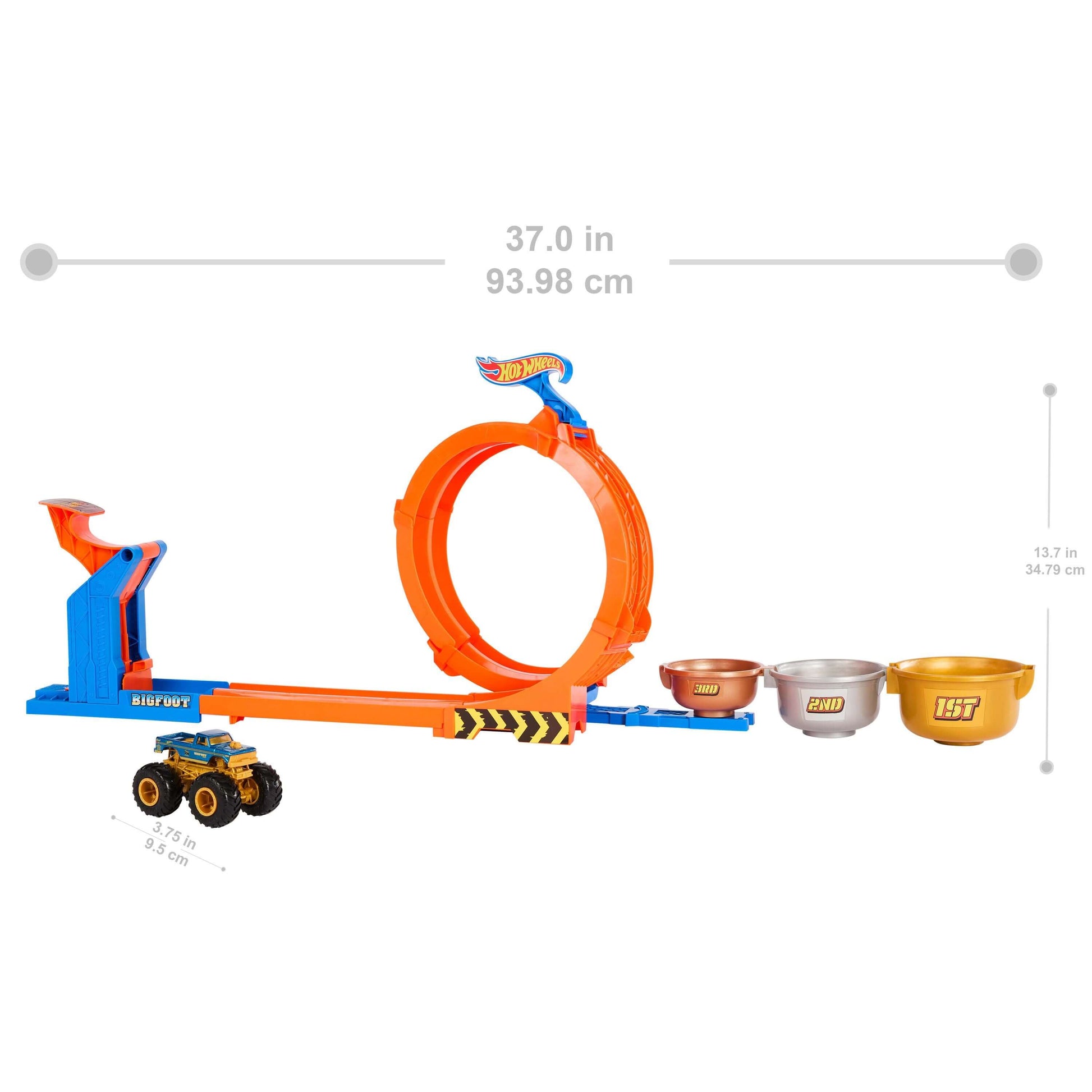Hot Wheels Monster Trucks Loop and Flip Trophy Challenge Hot Wheels
