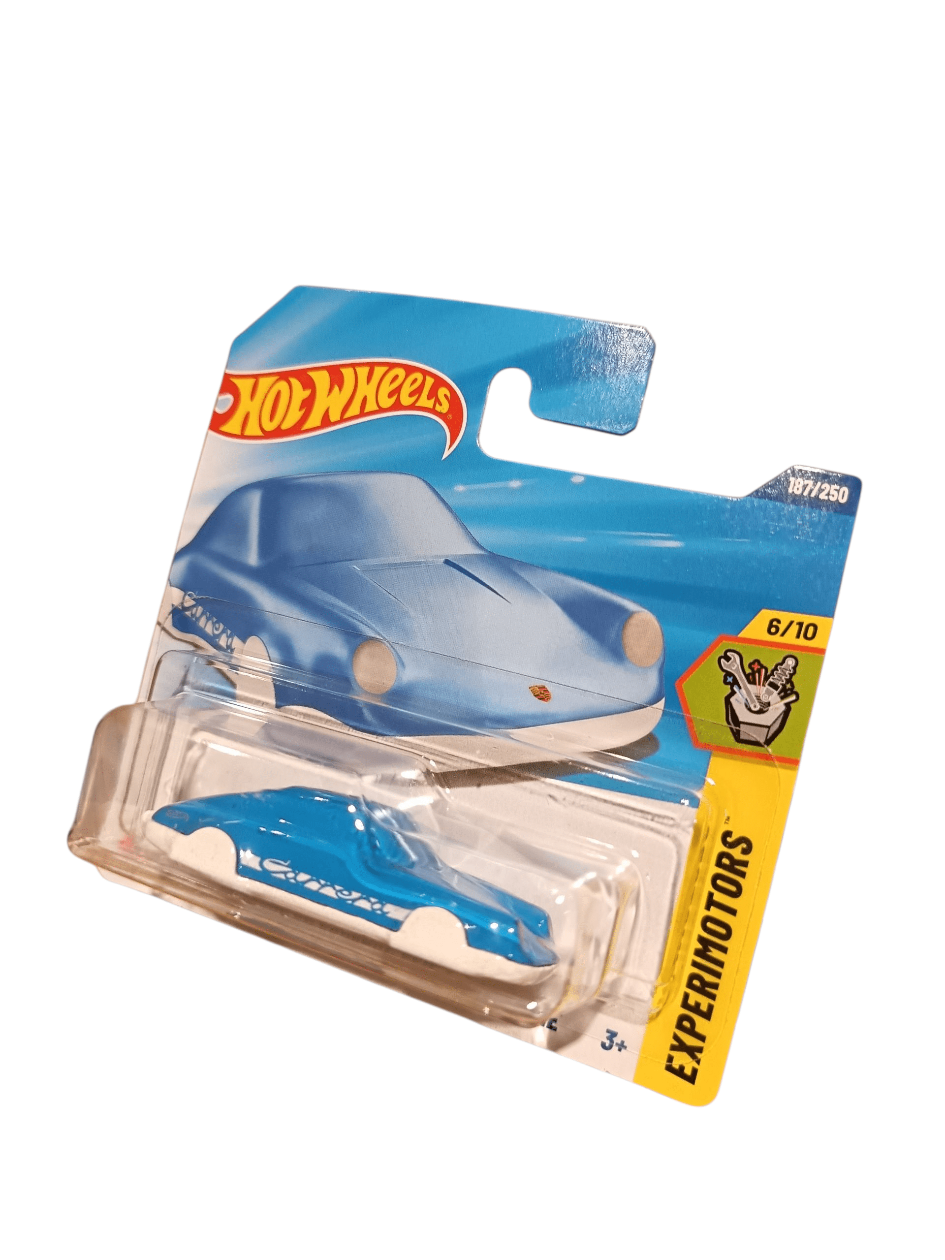 Hot Wheels Experimotors Porshe 911 Carrera Clip 6/10 Toy Car Hot Wheels