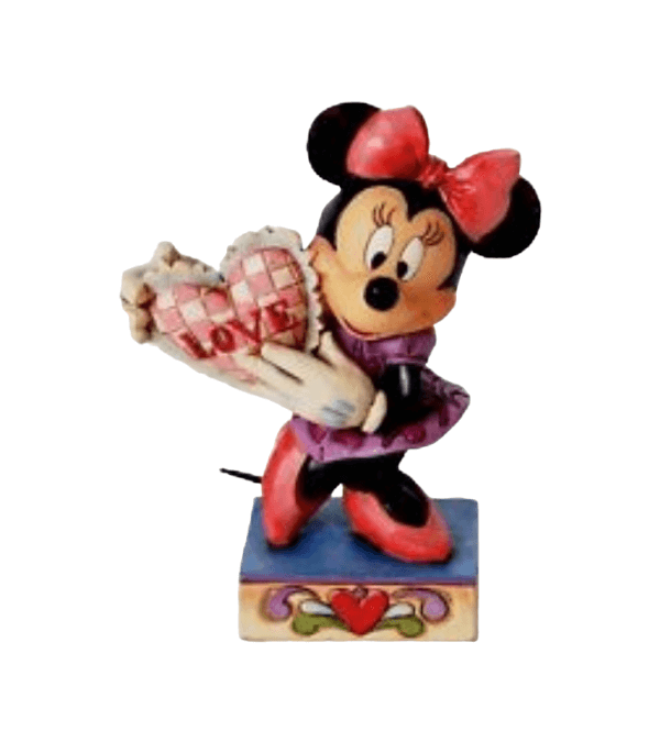 Enesco Disney Showcase Collection by Jim Shore Minnie Mouse With Heart 'My Love' Figurine Enesco