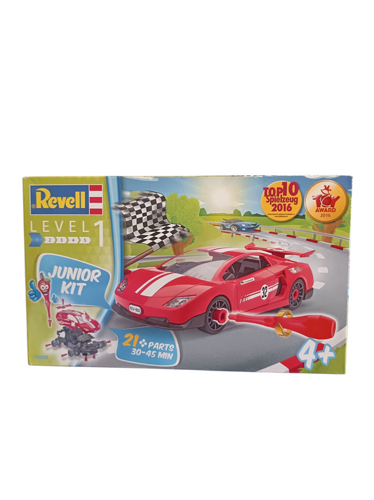 Revell Level 1 Junior Kit - Red Racing Sports Car D.I.Y Playset Revell