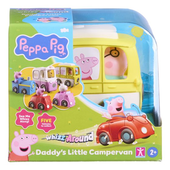 Peppa Pig Whizz Around Vehicle Daddy's Little Campervan Character Options
