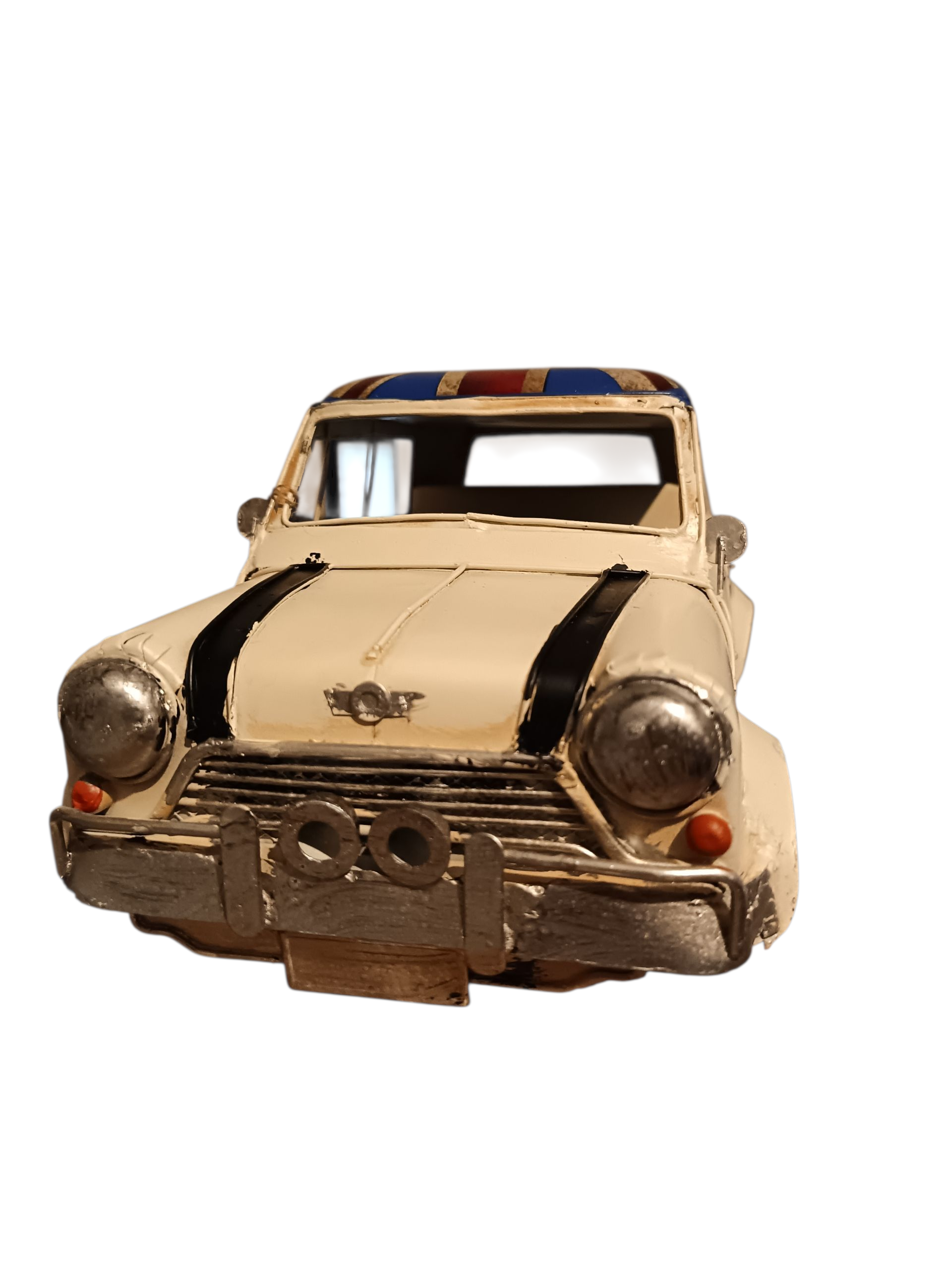 Classic Mini Style Ornamental Decorative Rally Car Joe Davies