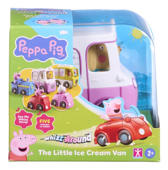 Peppa Pig Whizz Around Vehicle The Little Ice Cream Van Character Options