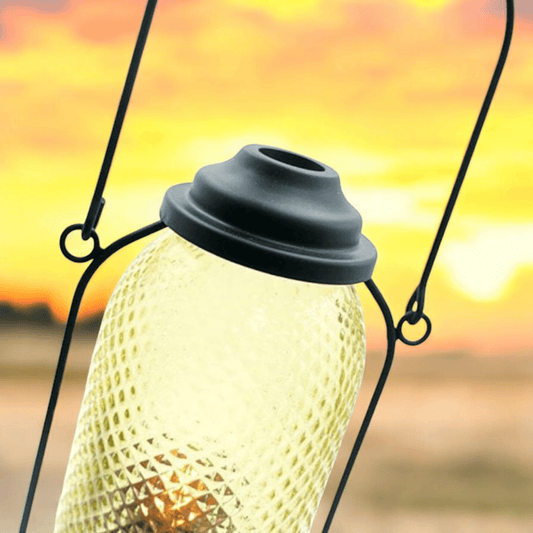 Yankee Candle - Glass Candle Lantern Yellow Yankee Candle