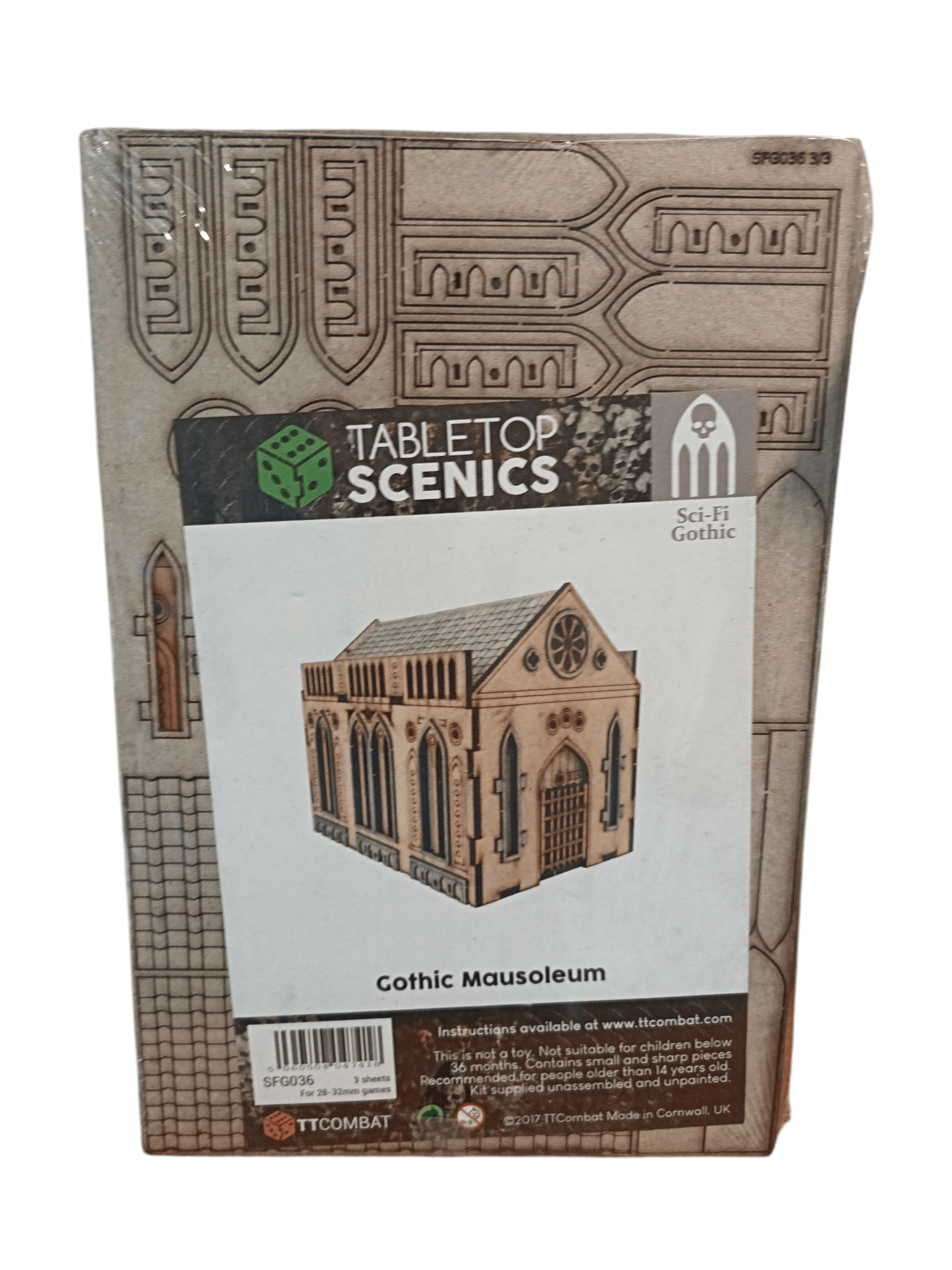 TTCombat Tabletop Scenics Sci-fi Gothic Mausoleum TTCombat