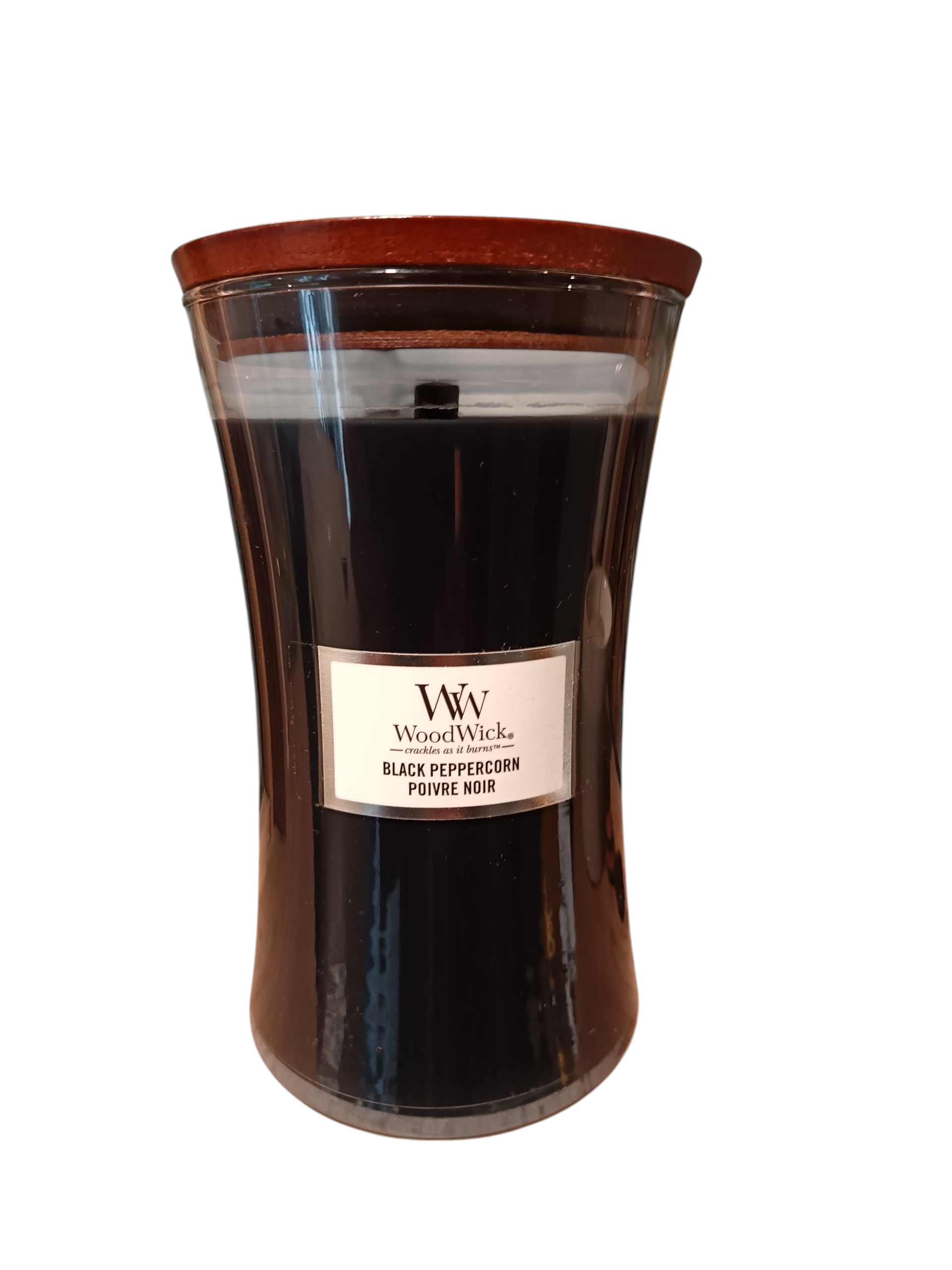 Woodwick Black Peppercorn Large Jar Scented Candle Woodwick