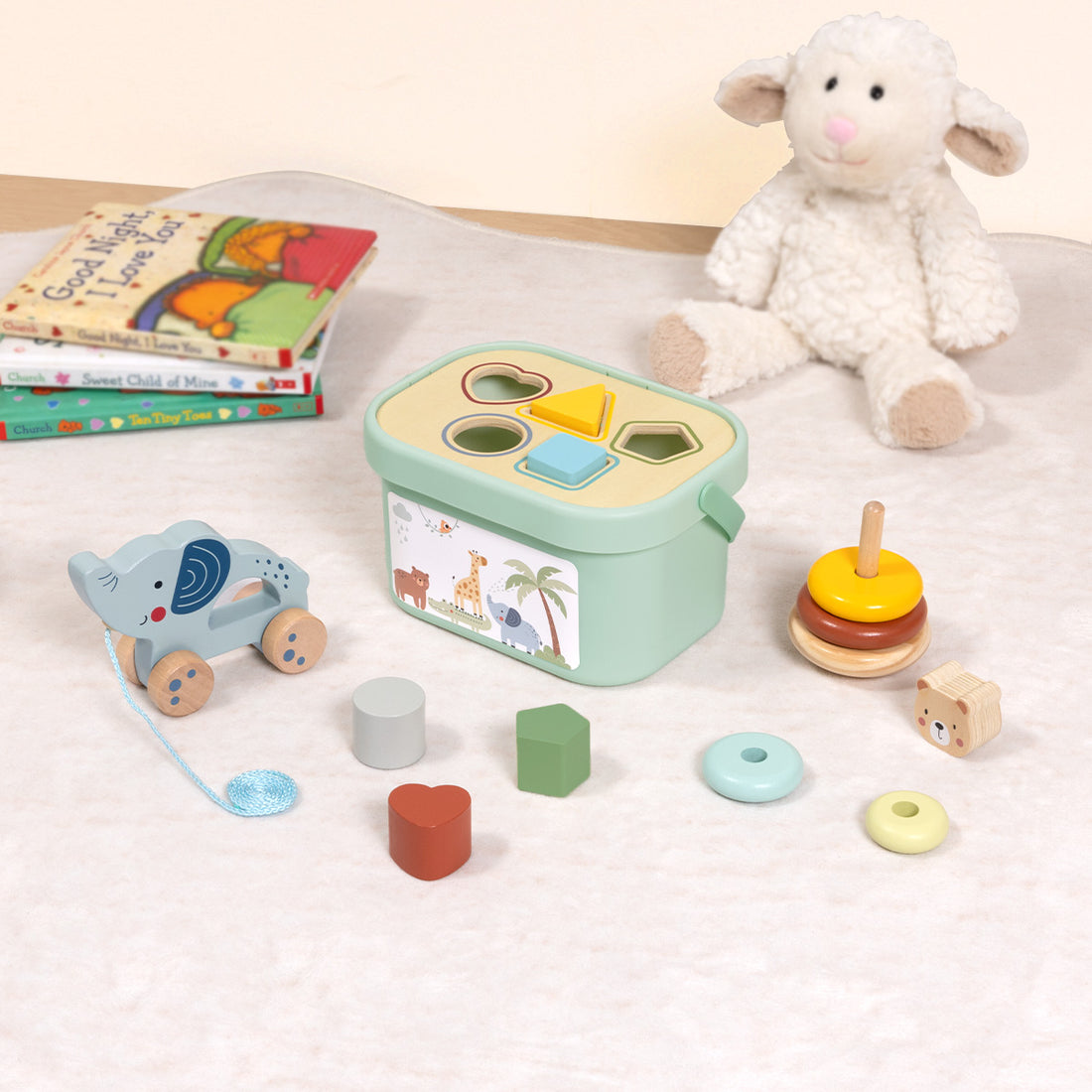 Tooky Toy Toddler 3 in 1 Sorting Box *Reduced