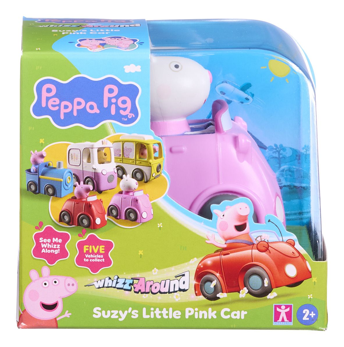 Peppa Pig Whizz Around Vehicle Suzy's Little Pink Car Character Options