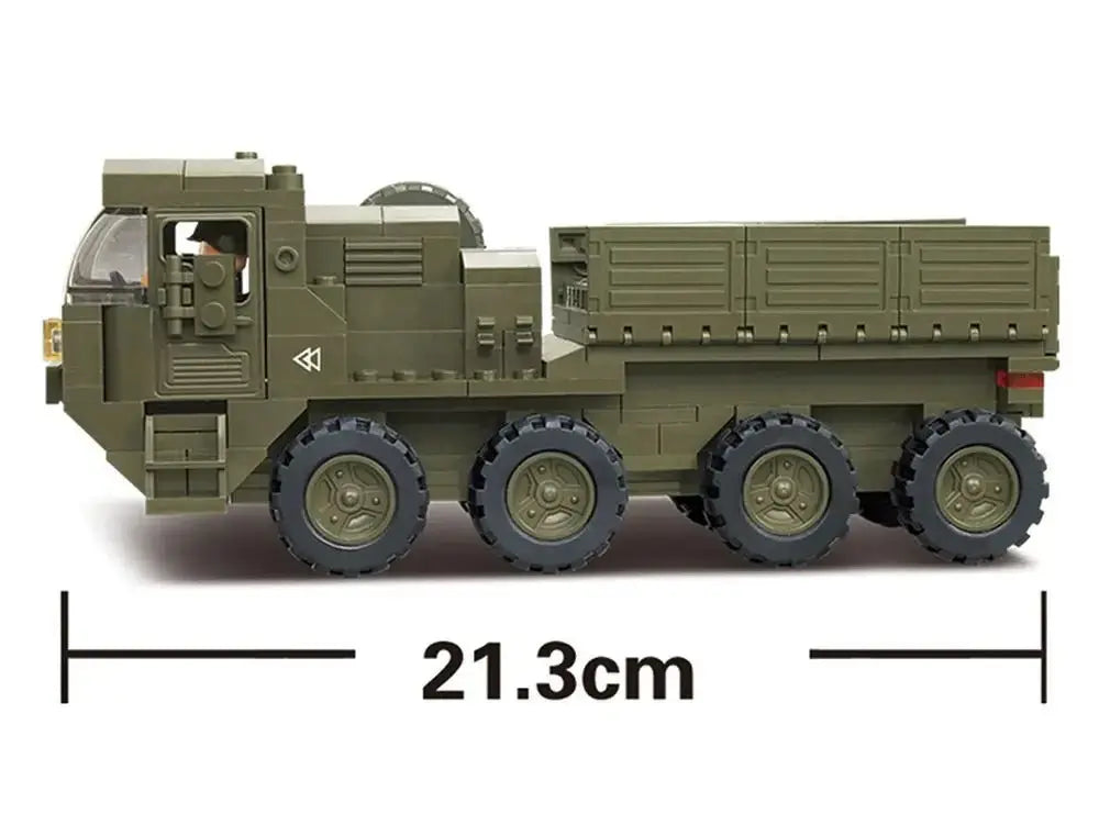 Sluban Army Heavy Transporter Building Brick Set Sluban