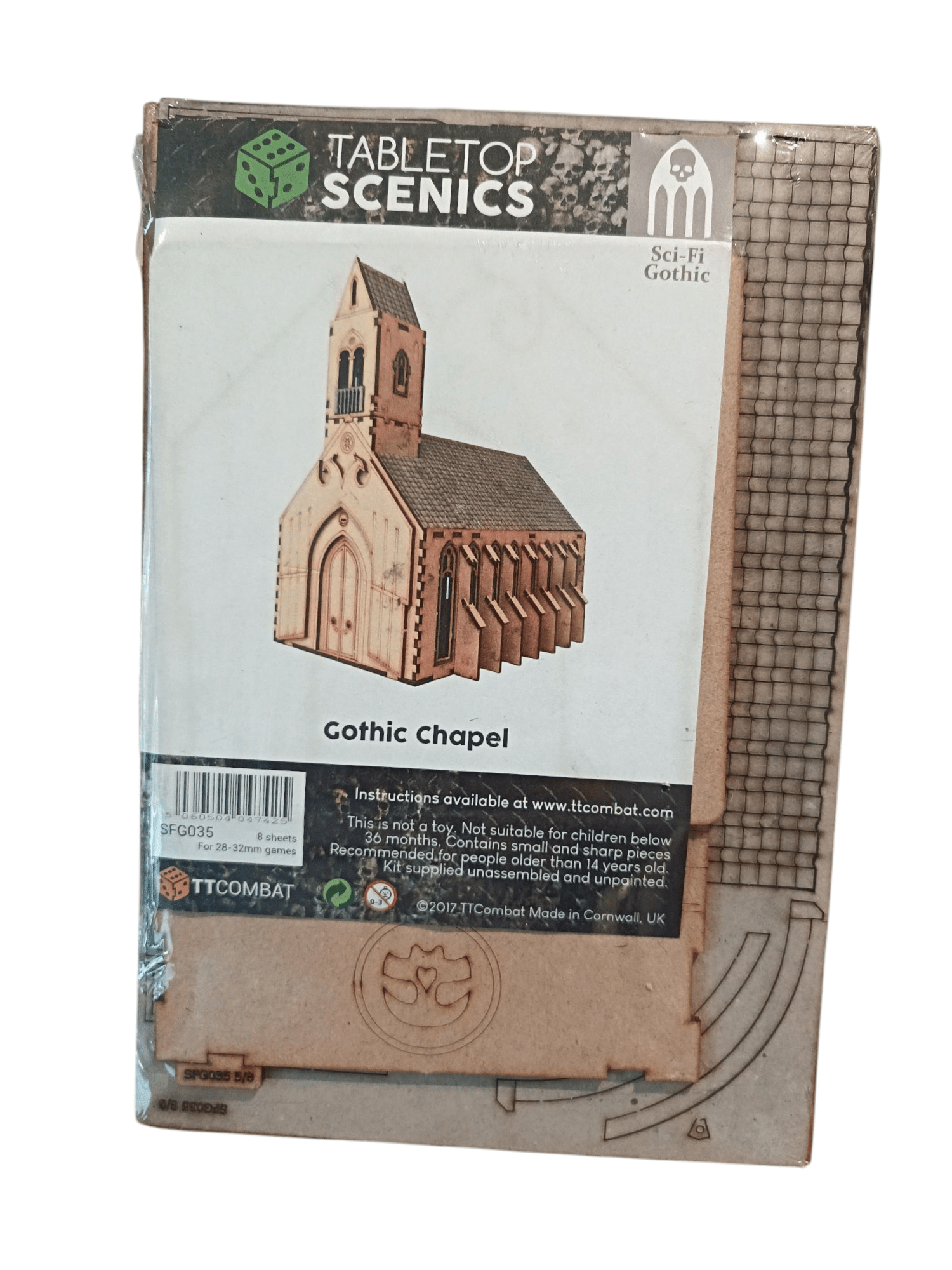 TTCombat Tabletop Scenics Gothic Chapel TTCombat