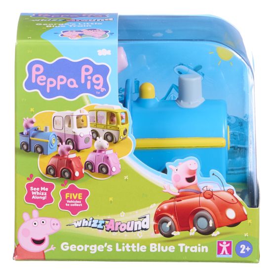 Peppa Pig Whizz Around Vehicle George's Little Blue Train Character Options