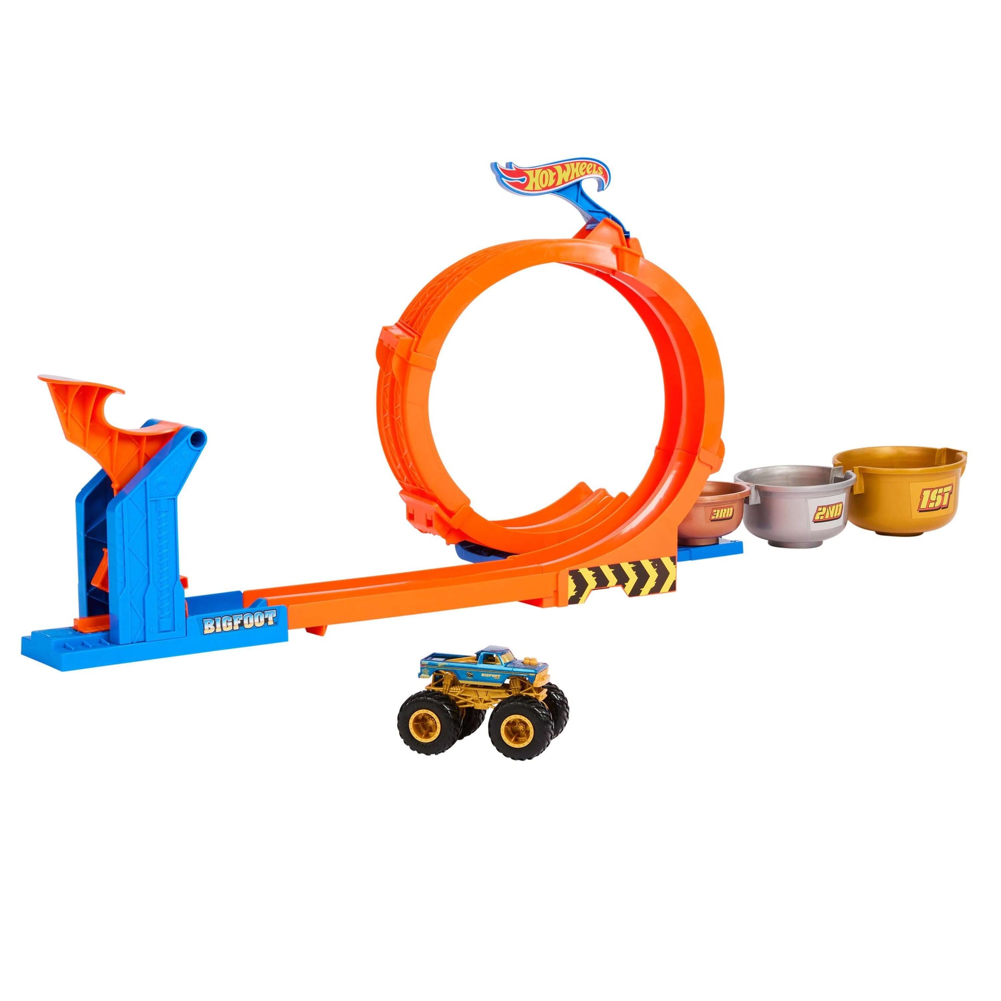 Hot Wheels Monster Trucks Loop and Flip Trophy Challenge Hot Wheels