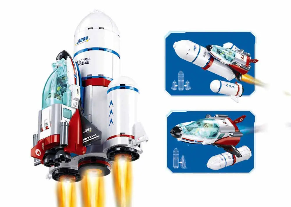 Sluban Space Dream Launch Centre Building Brick Set Sluban