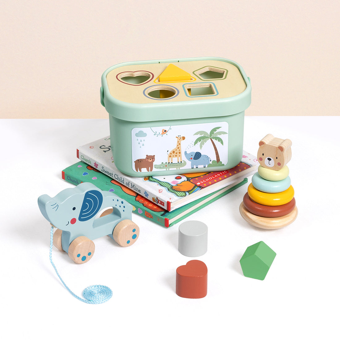 Tooky Toy Toddler 3 in 1 Sorting Box *Reduced