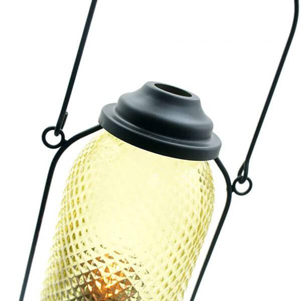 Yankee Candle - Glass Candle Lantern Yellow Yankee Candle