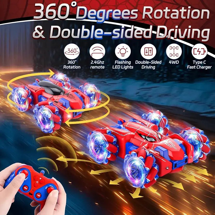 Stunt Racing 2.4g RC Control Stunt Wheel Car The Imagination Shop