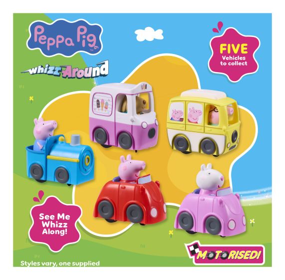 Peppa Pig Whizz Around Vehicle Suzy's Little Pink Car Character Options
