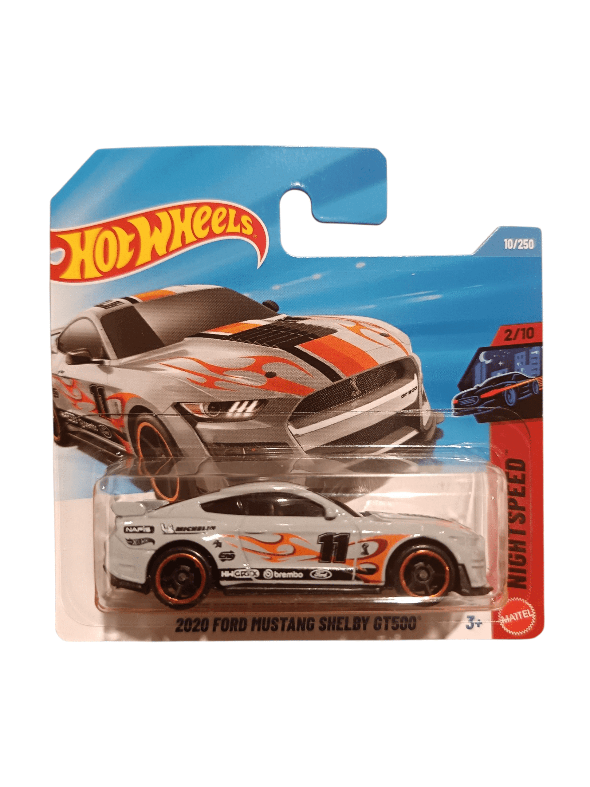 Hot Wheels Car Single Pack - Nightspeed 2020 Ford Mustang Shelby Gt500 Hot Wheels