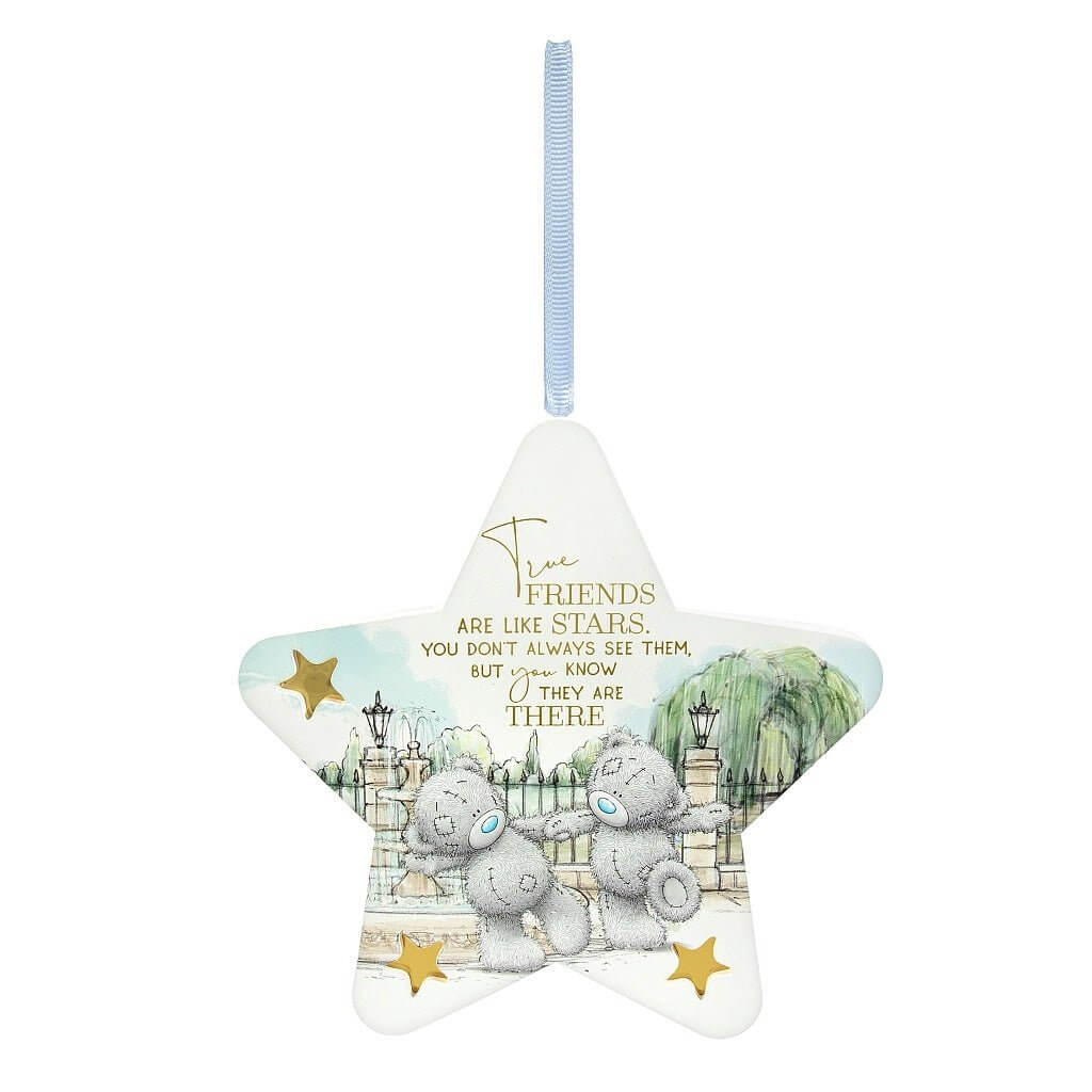 Me To You Tatty Teddy Star Shaped Friend Plaque Carte Blanche
