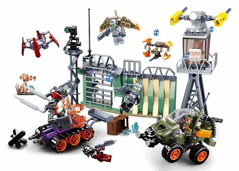 Sluban Atomic Storm Uprising Outpost Building Brick Set Sluban