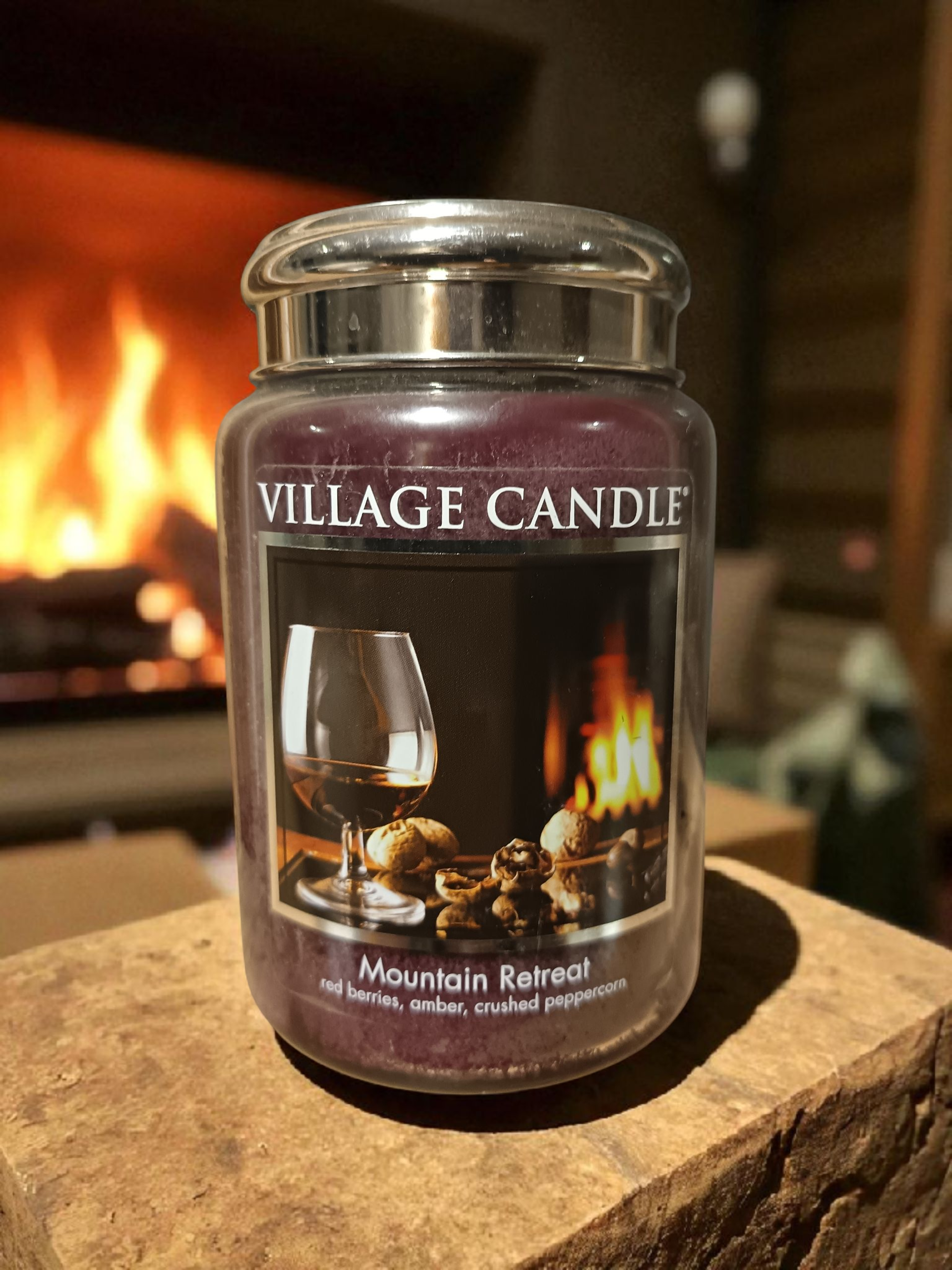 Village Candle Mountain Retreat Large Jar Scented Candle Village Candles