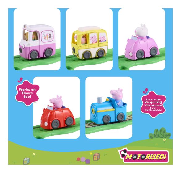 Peppa Pig Whizz Around Vehicle Suzy's Little Pink Car Character Options