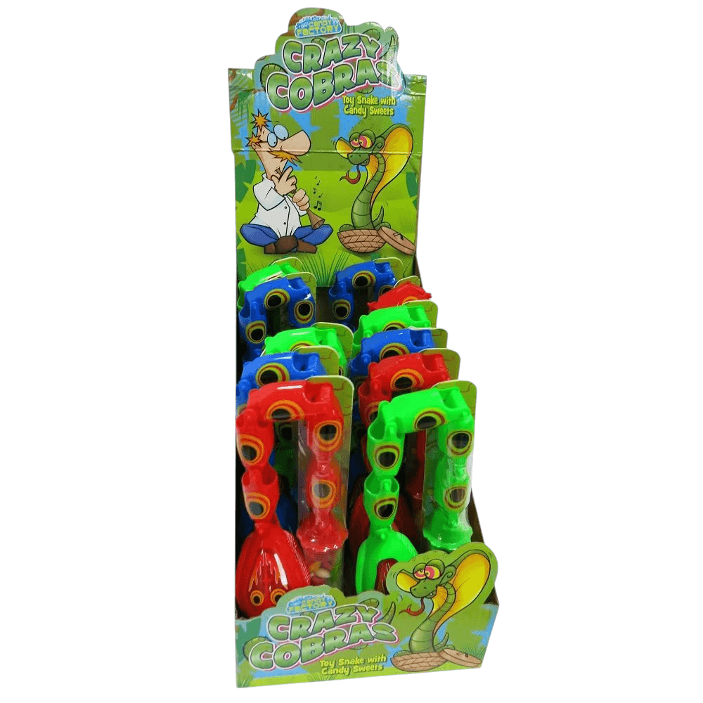 Candy Factory Crazy Cobra Green Candy Sweets 16g Crazy Candy Factory