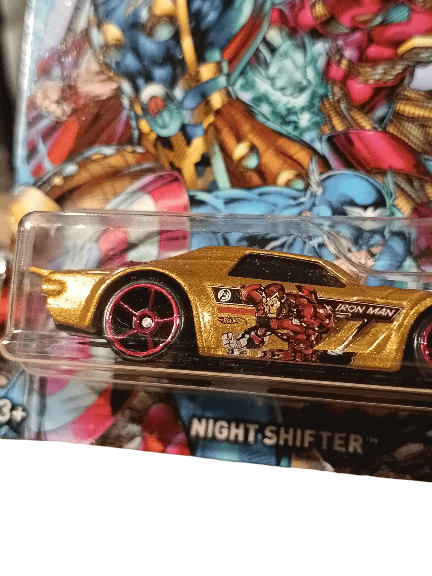 Hot Wheels - Marvel The Avengers Ironman Nightshifter Hot Wheels