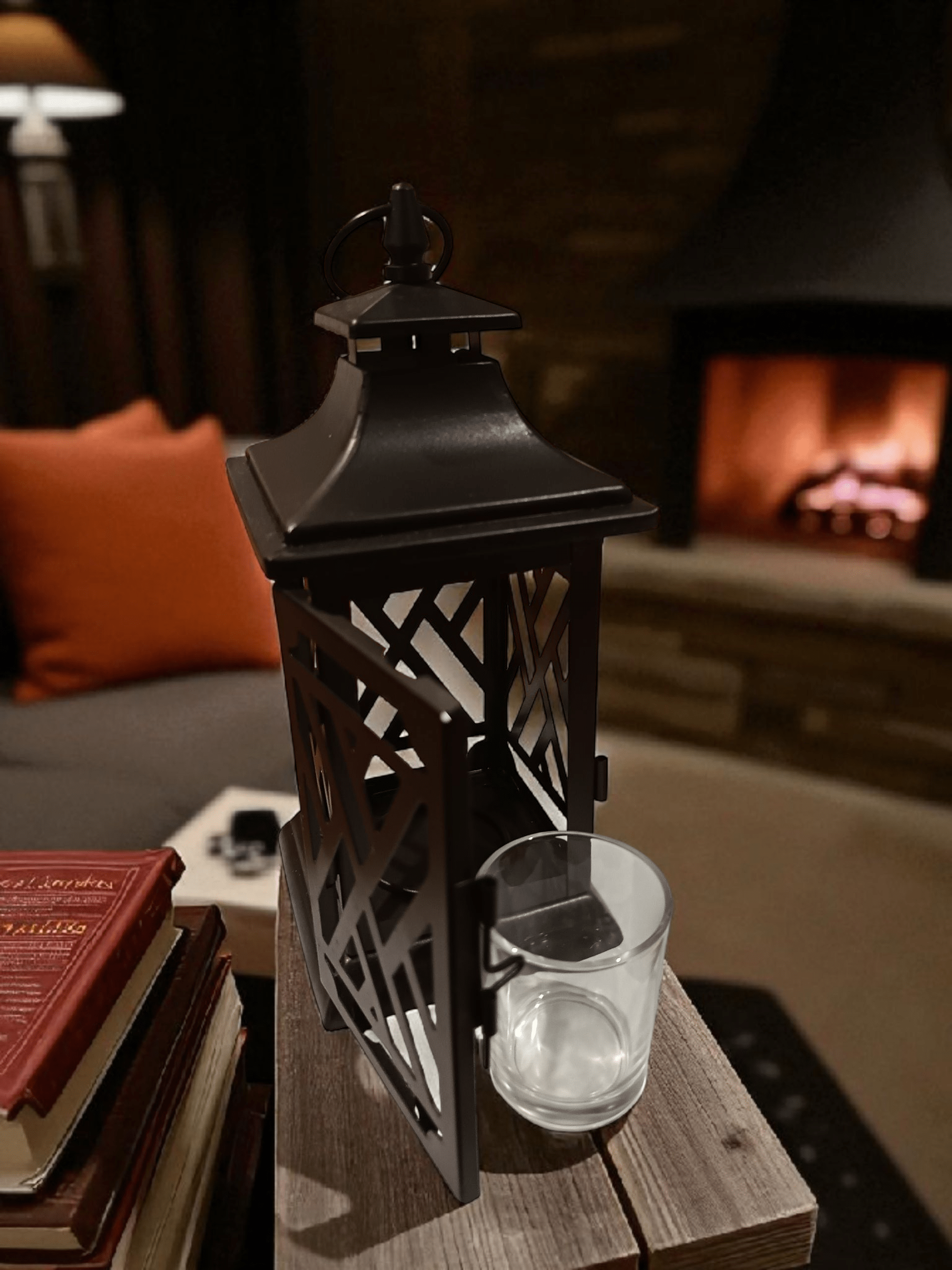 Yankee Candle - Deco Lounge Votive Lantern Black Yankee Candle