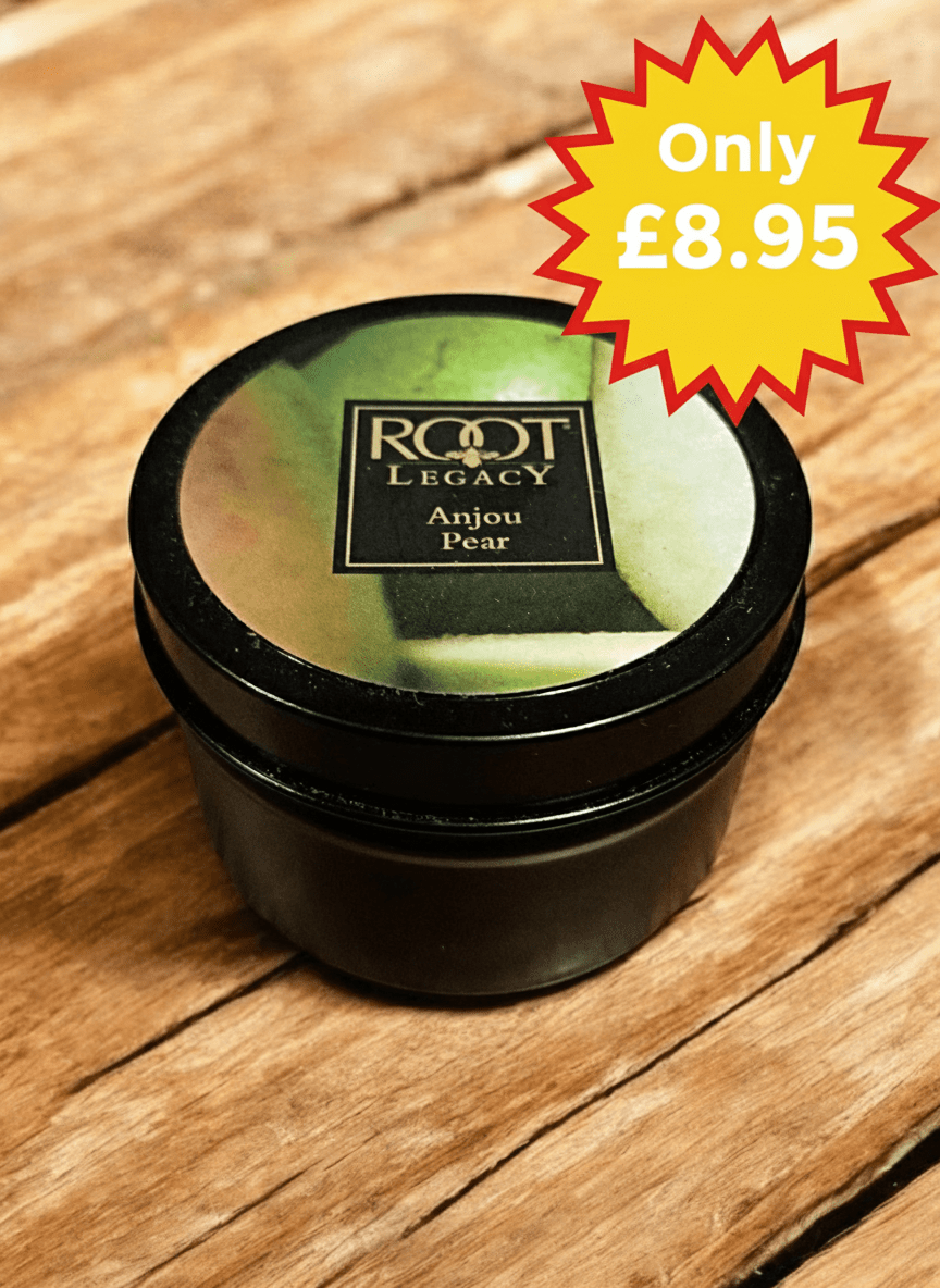 Root Legacy - Anjou Pear 4oz Tin Candle Root